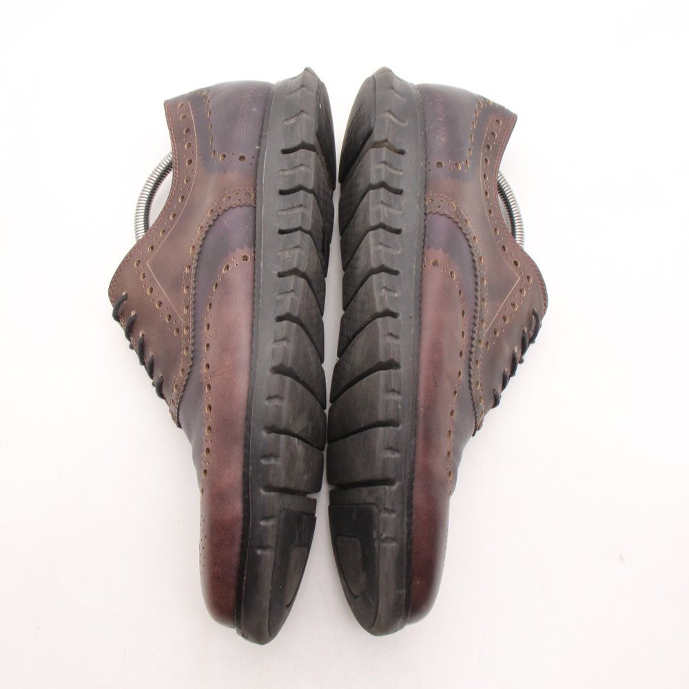 Cole Haan Zerogrand No Stitch Men's 10.5 M Dress Shoes Brown Leather Wingtip - Picture 8 of 11
